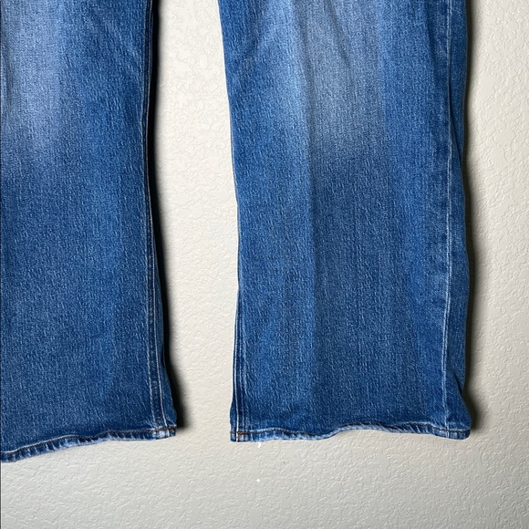 Quince Bella Stretch Relaxed Straight Jeans Size 31 Wide leg Organic Cotton - Picture 7 of 13